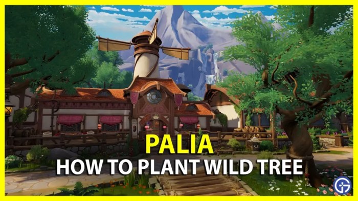 Plant five wild trees palia